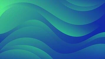 Abstract Green blue Background with Wavy Shapes. flowing and curvy shapes. This asset is suitable for website backgrounds, flyers, posters, and digital art projects. vector