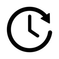 Time and Clock icon vector illustration design template.