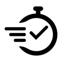 Time and Clock icon vector illustration design template.