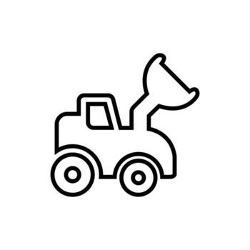 Loader icon symbol template for graphic and web design. vector
