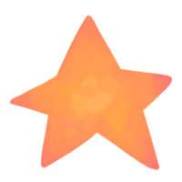 watercolor star icon png