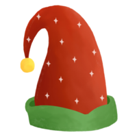 Kerstmis hoed icoon water kleur png