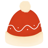 Natale cappello icona acqua colore png