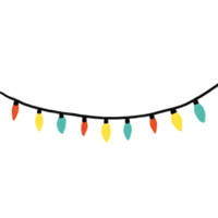 fête coloré lumière blub png