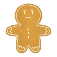 gingerbread man icon character png