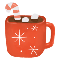 chocolate quente de natal png