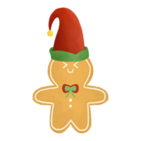 gingerbread man icon character png