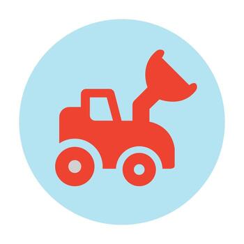 Loader color icon symbol template for graphic and web design. vector
