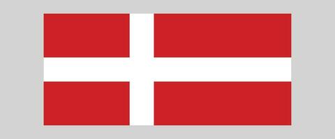 Denmark Flag of illustration background design. vector