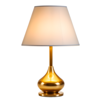 AI generated Mid Century Table Lamp Isolated on Transparent Background png