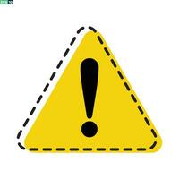 Dangerous Warning icon Vector Design.