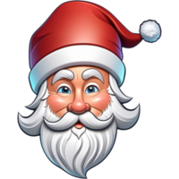 ai generato Santa Claus cartone animato per Natale. ai generativo png