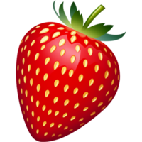 AI generated Tasty red strawberry. AI Generative png