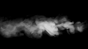 fumaça efeito com Preto fundo video