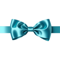 AI generated Bow realistic with satin ribbon. AI Generative png