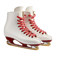 AI generated Ice skating shoes png