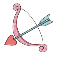 love valentine arrow png