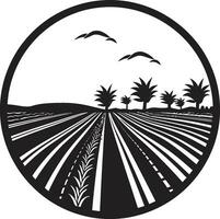cosecha matices agricultura emblema vector agrario legado agricultura logo vector símbolo