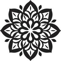 radiante girar mandala vector diseño etéreo elegancia emblema de mandala