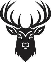 Majestic Antlers Deer Head Logo Vector Design Forest Emblem Deer Head Iconic Symbol