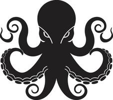 Aquatic Adornments Logo Vector Icon Deepwater Dynamics Octopus Emblem Design