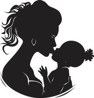 interminable devoción madres día emblema sentido armonía logo vector icono