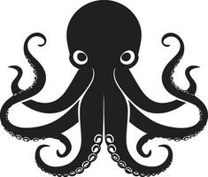 Tentacle Tapestry Octopus Iconic Emblem Cephalopod Charisma Logo Vector Icon