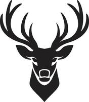 Natures Pride Deer Head Logo Vector Icon Antler Majesty Deer Head Icon Design