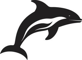 ola susurrador icónico ballena vector marinero serenidad ballena logo diseño