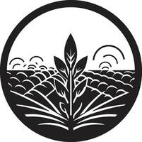 Fields of Growth Farming Logo Vector Art Agronomy Artistry Agriculture Logo Design Icon