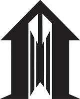 Urban Insights Real Estate Icon Vector Residential Radiance Iconic Property Emblem