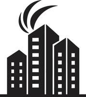 Realty Vision Logo of Estate Urban Insights Real Estate Icon Vector