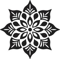 espiritual remolinos mandala logo icono místico medallón icónico mandala emblema vector