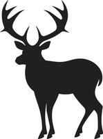 Natural Elegance Deer Head Vector Artwork Wilderness Majesty Deer Head Emblem Vector