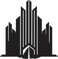 Urban Insights Real Estate Icon Vector Residential Radiance Iconic Property Emblem