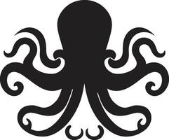 Inky Impressions Octopus Icon Vector Mystical Mantle Octopus Logo Design