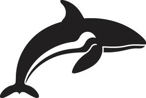 oceánico opus emblemático ballena icono marítimo musa logo vector icono