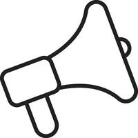 Megaphone icon. megaphone speaker or loudspeaker icon vector