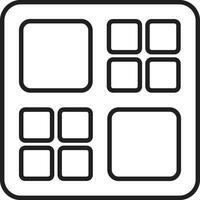 Web visibility icon. Web page icon vector