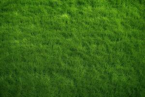 AI generated green texture grass field background photo