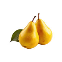 AI generated Ripe pear fruit are ready to be served png