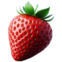 Fresh and sweet red strawberries png