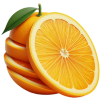 Fresh and sweet orange fruit png