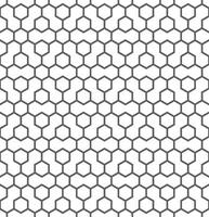 Seamless abstract geometric pattern in hexagon style vector