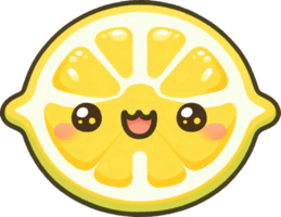 ai gegenereerd kawaii fruit tekenfilm clip art illustraties. deze veelzijdig ontwerp is ideaal voor afdrukken, t-shirt, mok, poster, en veel andere taken. png