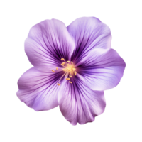 ai generiert lila Blume isoliert auf ein transparent Hintergrund png