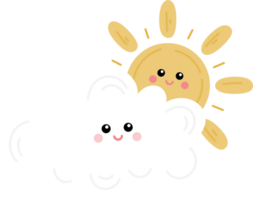 hand drawn Cute kidcore doodle sticker png