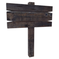 Medieval Sign Board isolated on transparent png