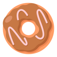 brown Donut cartoon icon. png