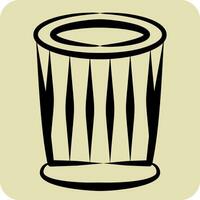 Icon Cook Hat. related to Hat symbol. hand drawn style. simple design editable. simple illustration vector